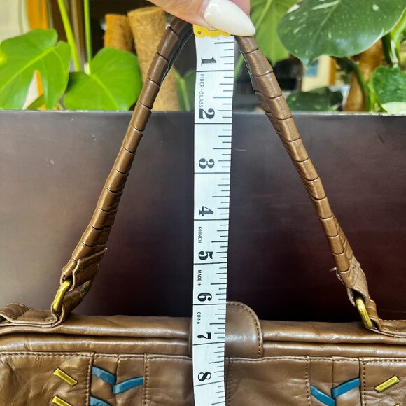 Matt & Nat Woven Detail, Large Handbag Crossbody - Picture 3 of 9